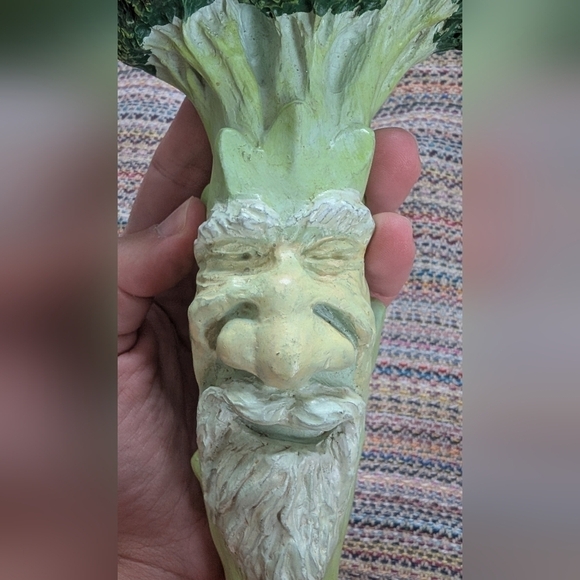 Vintage R Vandamme Broccoli Anthropomorphic Folk Art Sign - Picture 4 of 4